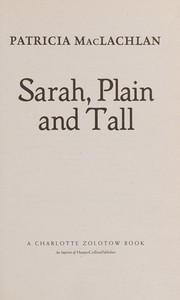 Sarah, plain and tall  Cover Image
