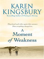 A moment of weakness Cover Image