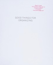 Good things for organizing : good things with Martha Stewart living  Cover Image
