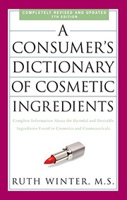 A consumer's dictionary of cosmetic ingredients  Cover Image