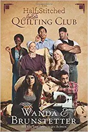 The half-stitched Amish quilting club  Cover Image