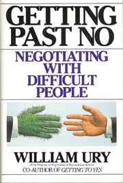 Getting past no : negotiating with difficult people  Cover Image