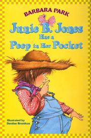 Junie B. Jones has a peep in her pocket  Cover Image