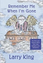 Remember me when I'm gone  Cover Image
