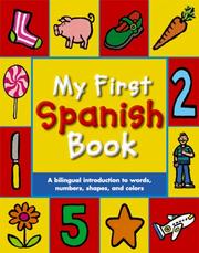 My first Spanish book  Cover Image