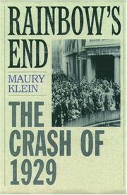 Rainbow's end : the crash of 1929 Book cover