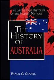 The history of Australia  Cover Image