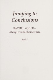 Jumping to conclusions  Cover Image
