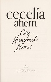 One hundred names  Cover Image