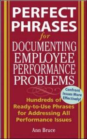 Perfect phrases for documenting employee performance problems  Cover Image