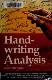 Handwriting analysis  Cover Image