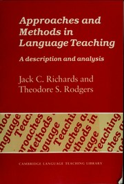 Approaches and methods in language teaching : a description and analysis  Cover Image