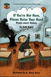 If you're not here, please raise your hand : poems about school  Cover Image