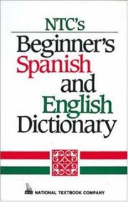 NTC's beginner's Spanish and English dictionary  Cover Image