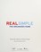 Go to record Real simple : the organized home