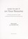 Go to record How to say it on your résumé : a top recruiting director's...