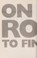 Go to record On the road to find out