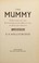 Go to record The mummy : a history of the extraordinary practices of an...